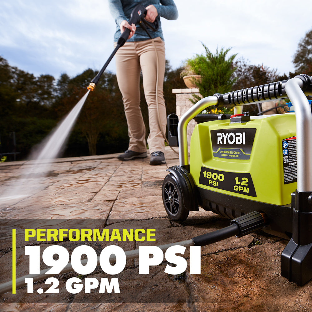 1900 PSI 1.2 GPM Electric Pressure Washer Image 4