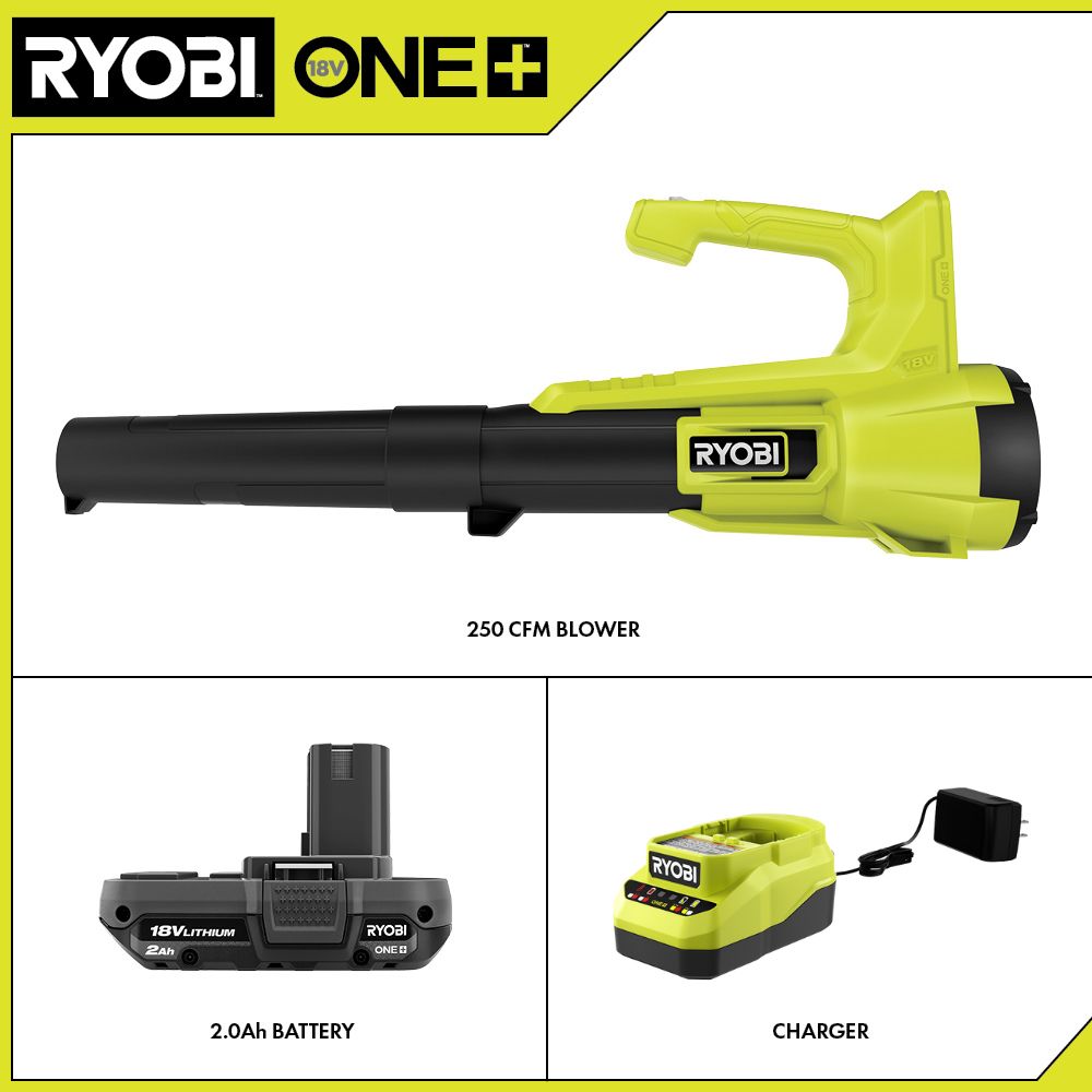 18V ONE+ 250 CFM BLOWER/SWEEPER KIT image 2