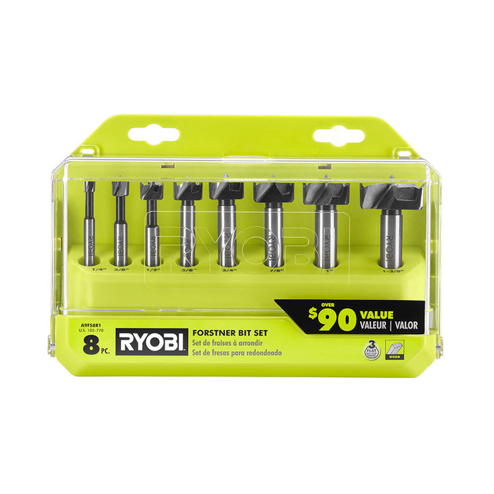 8 PC. Forstner Bit Set Image 1