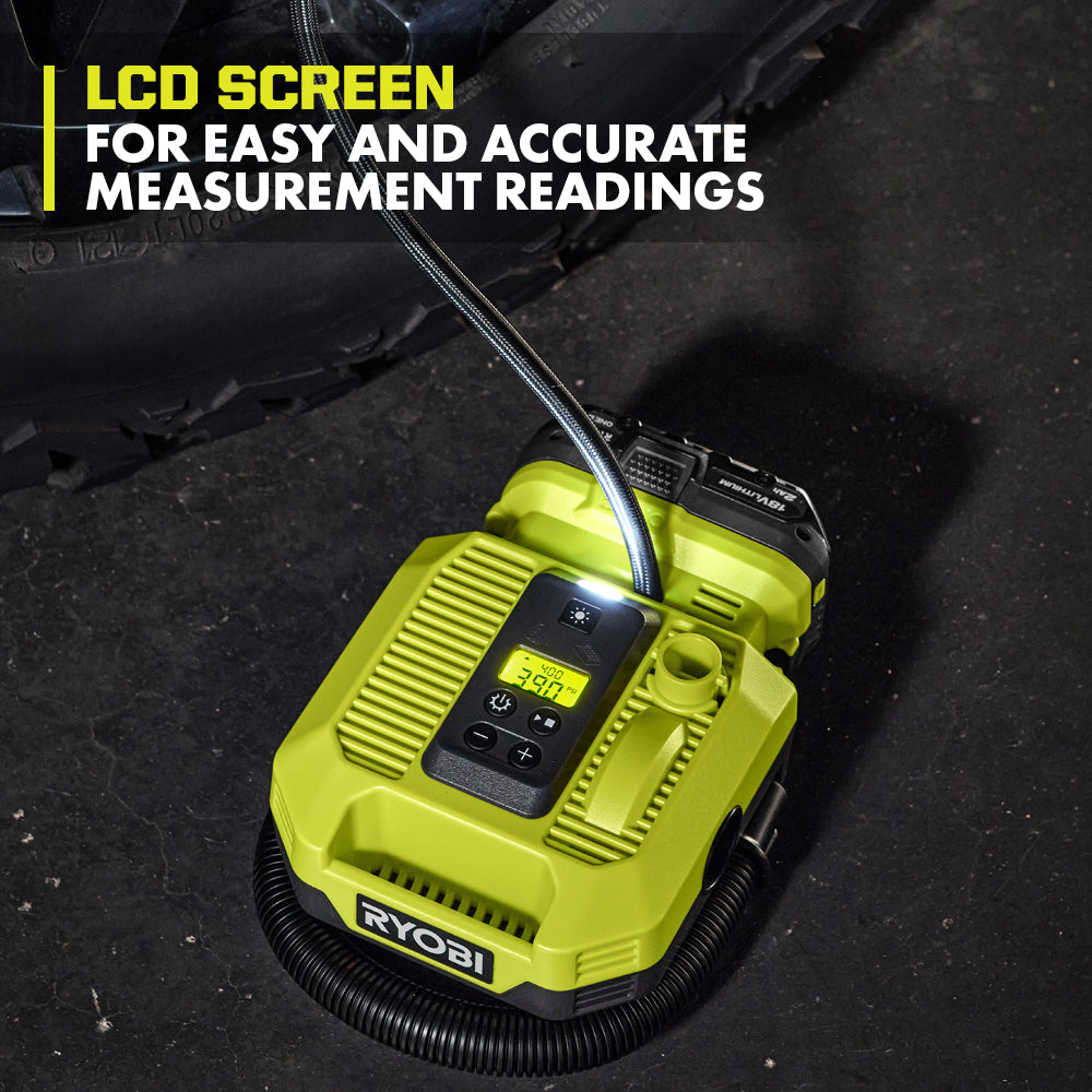 18V ONE+ DUAL FUNCTION DIGITAL INFLATOR/DEFLATOR KIT Image 7