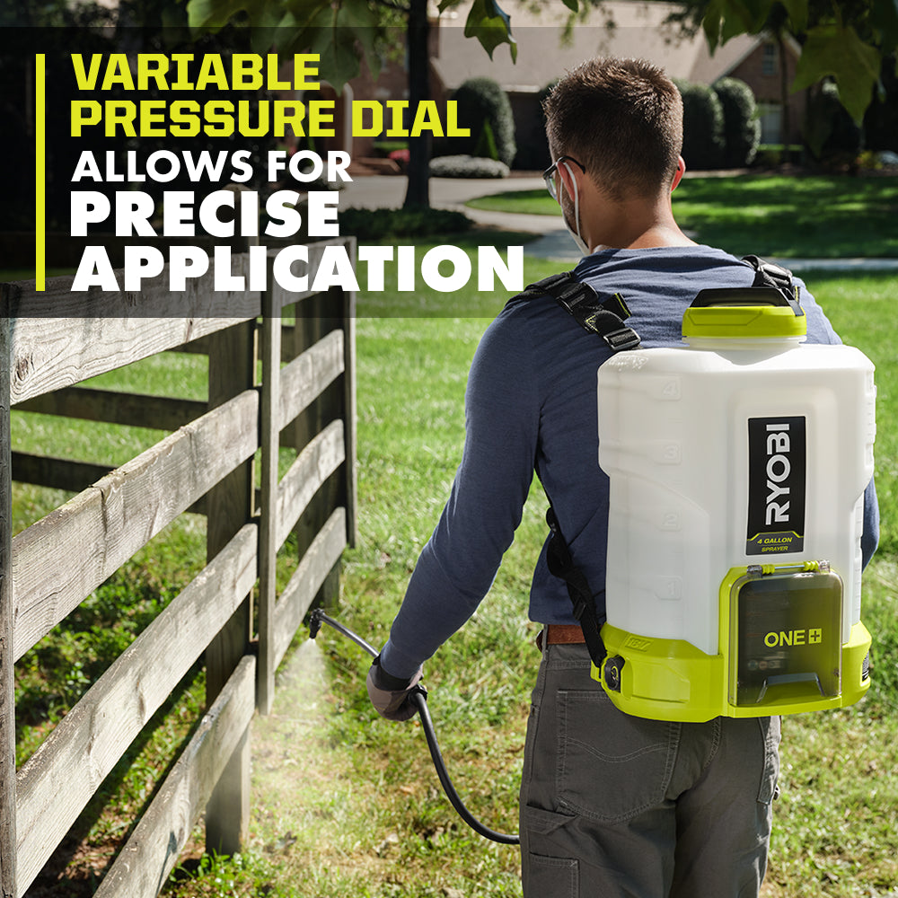 18V ONE+ 4 Gallon Backpack Chemical Sprayer
