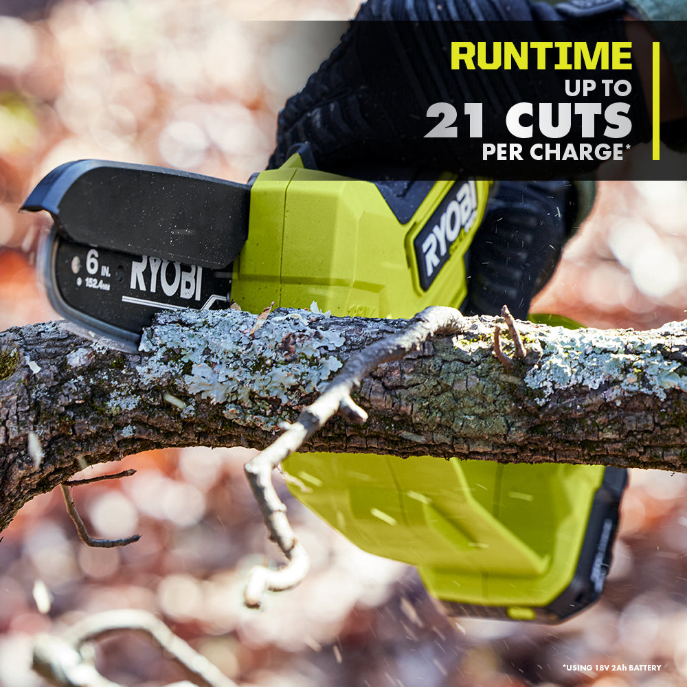18V ONE+ HP 6" COMPACT BRUSHLESS PRUNING CHAINSAW Image 6