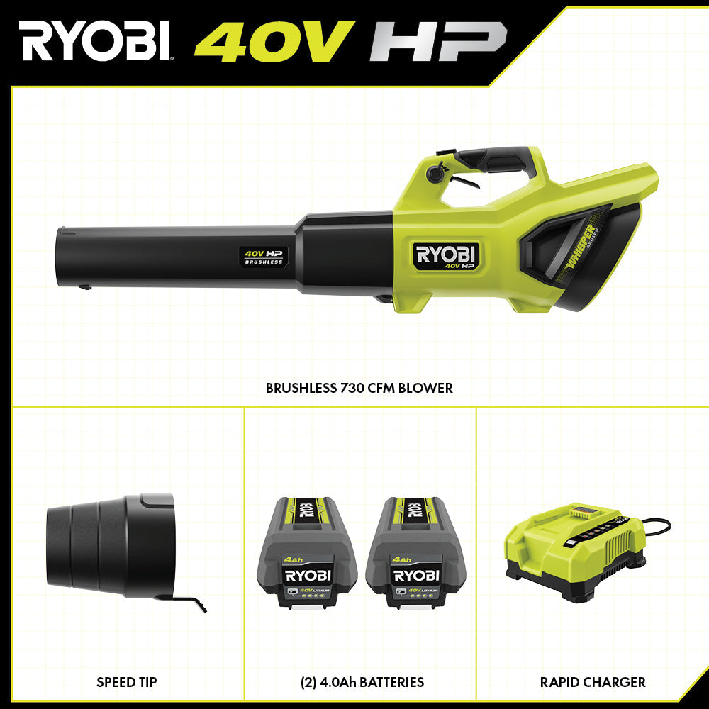 40V HP BRUSHLESS 730 CFM BLOWER KIT Image 3