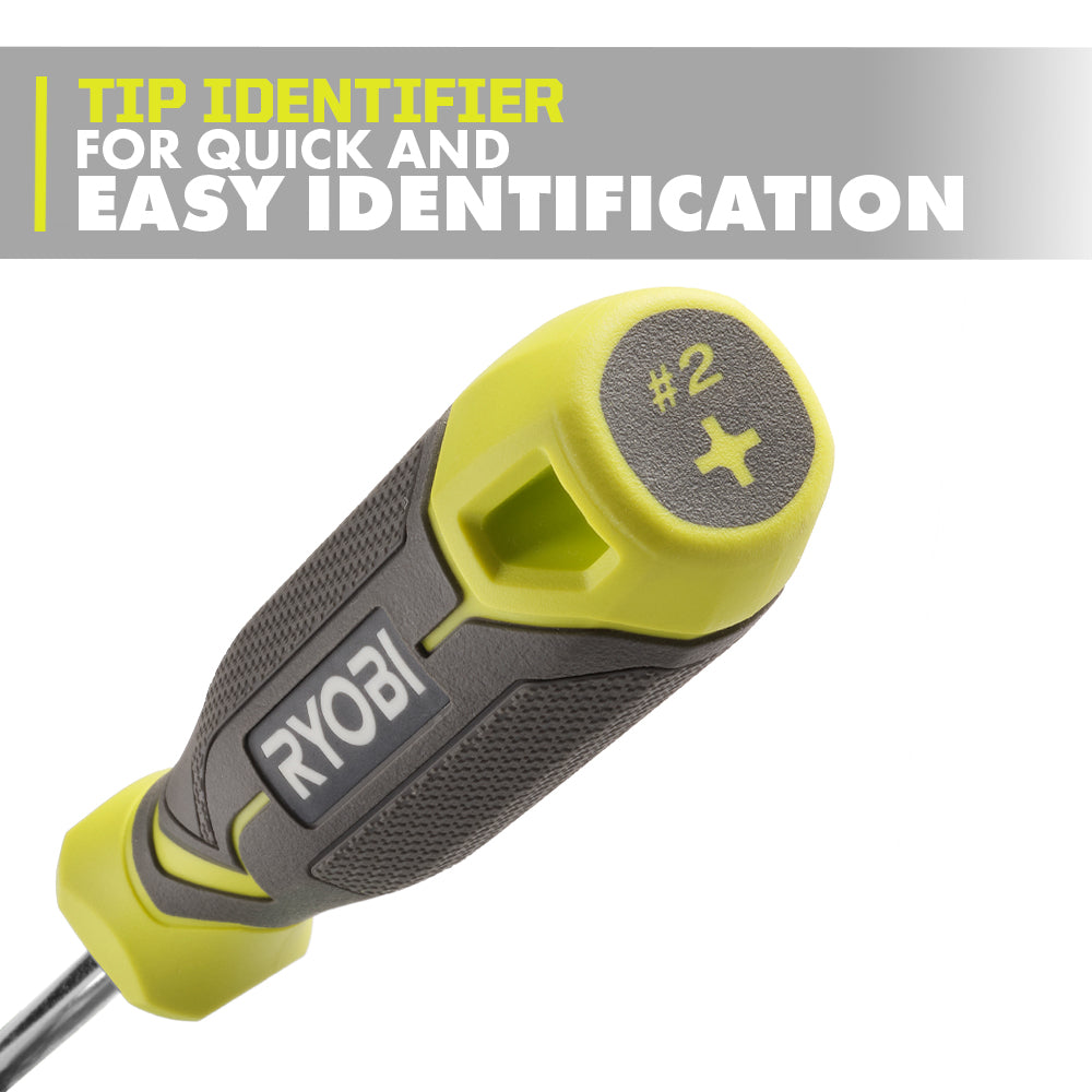 Screwdriver Set (7-Piece) with Cushion Grip Handles Image 5